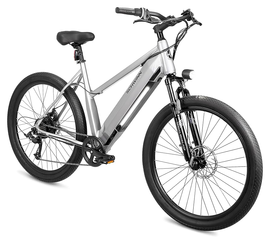Schwinn Marshall Electric Hybrid Bike for Adults, Large/X